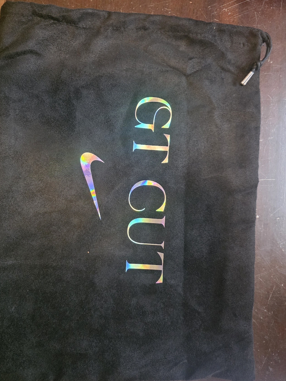 Nike x Webby Black Holographic Logo Dust Bag 16x12"